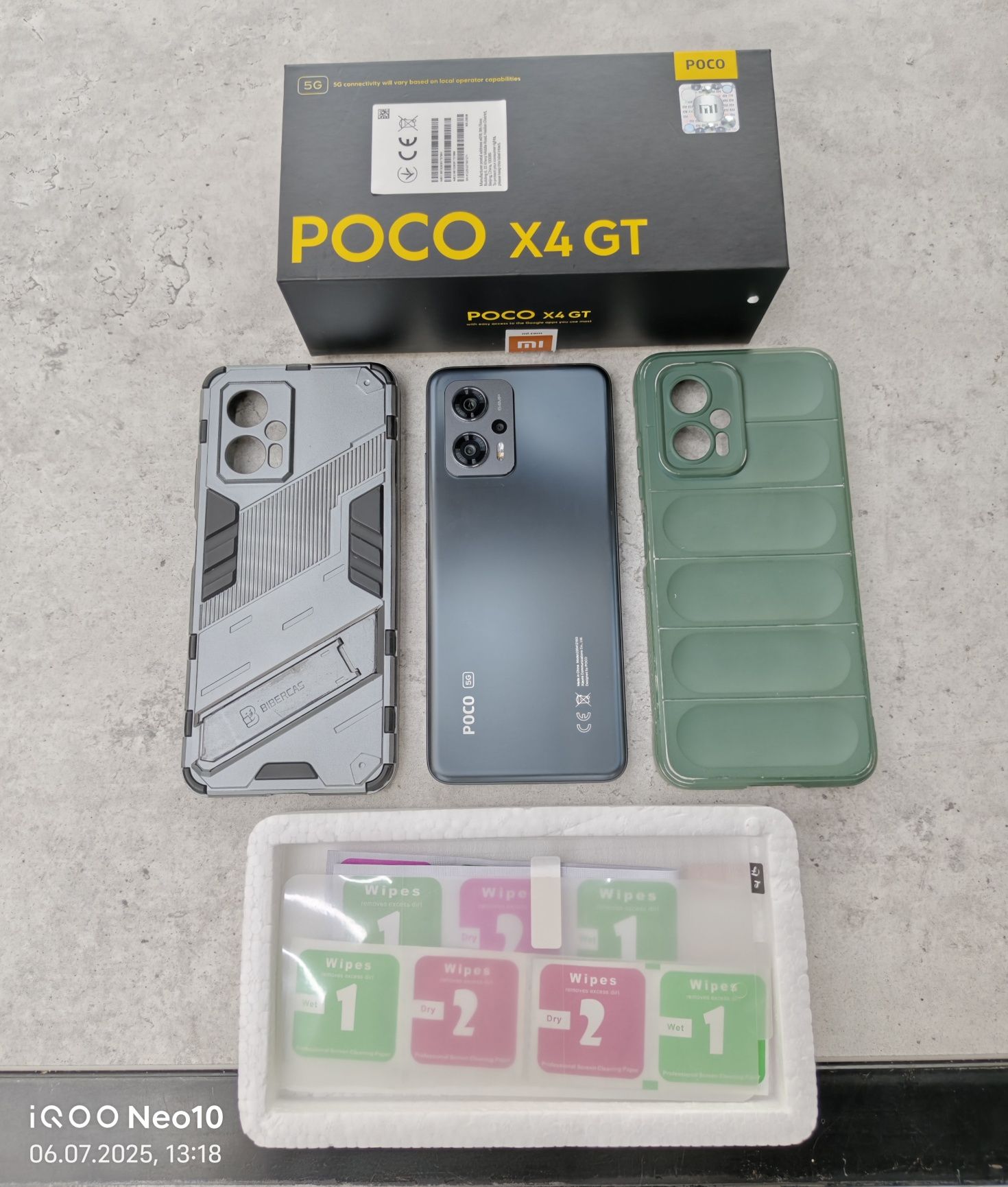 Poco x4 gt 8+8 /256 - SOTILADI  + bonus 2 ta chexol va matoviy zashitn