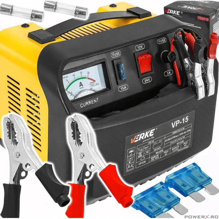 Redresor auto 4 amperi 12V / 24V, pentru baterii cu capacitate 20-140