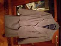 costum dama office, decent marime 42-44. gri fumos f elegant