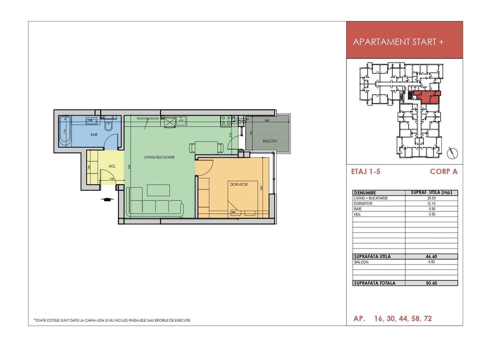 Apartament 2 camere, 5 min de metrou Berceni, etaj 4/6, bloc nou