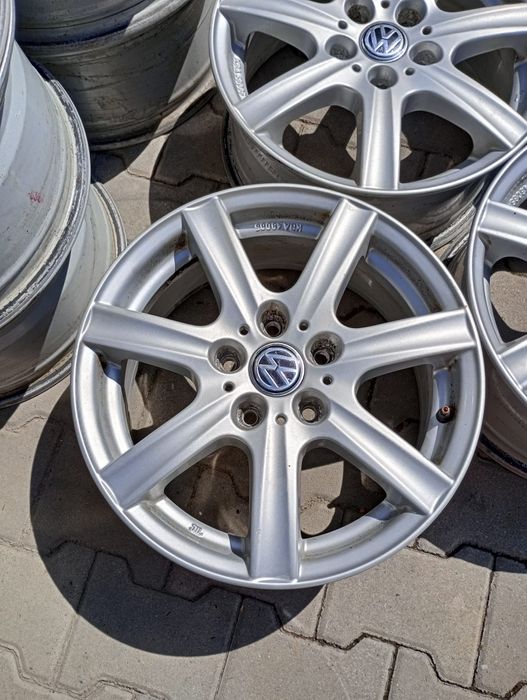 4 jante aliaj 5x112 R16 volsvagen passat golf 5 6.7 turan jeeta caddy