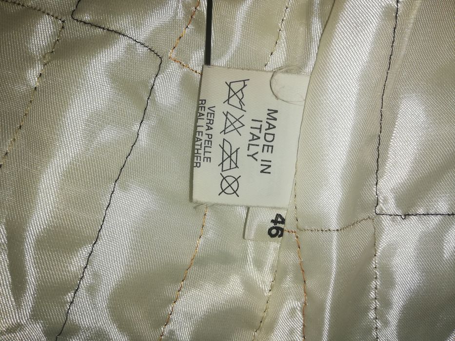 Дамско бяло кожено палто/яке