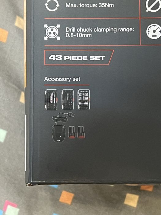 Mașina de găurit Parkside Performance cu garanție 5 ani si accesorii