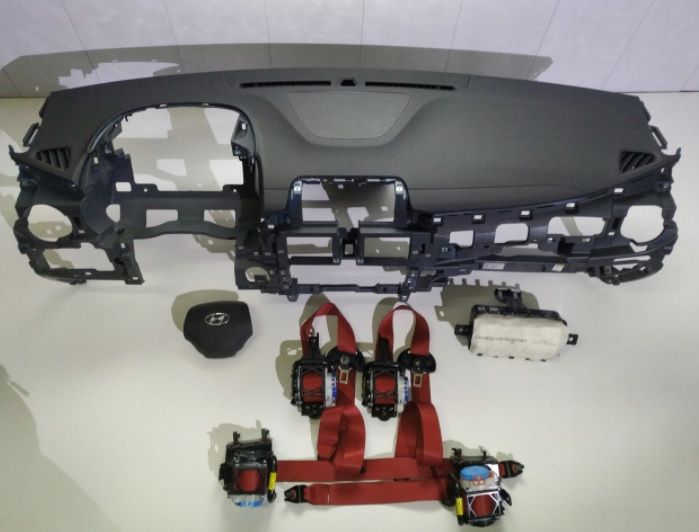 Hyundai Kona kit airbag volan pasager plansa bord centura fata spate