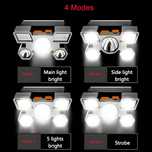 Водоустойчив LED челник + зарядно