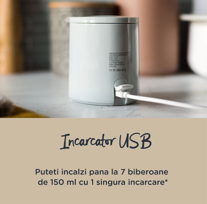 Încalzitor portabil pentru biberoane Tommee Tippee