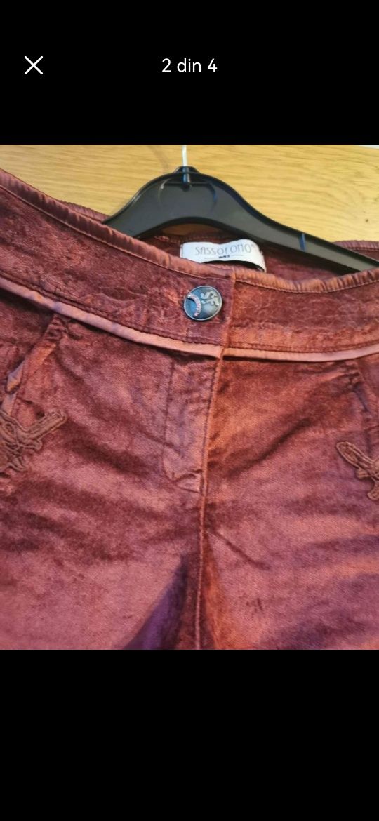 Costum Pantaloni originali Sassofono Italia mărime 40,nou