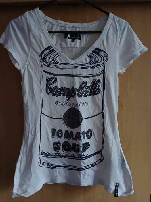 Vintage ANDY WARHOL Campbell Soup Pepe jeans London тениска