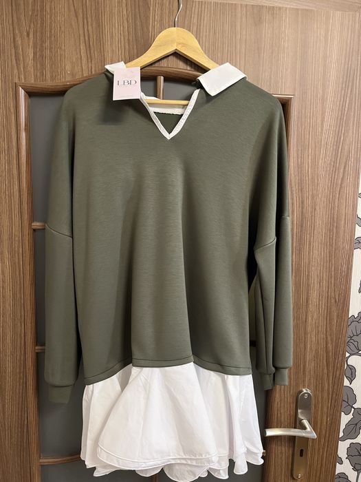 LBD рокля тъмно зелено