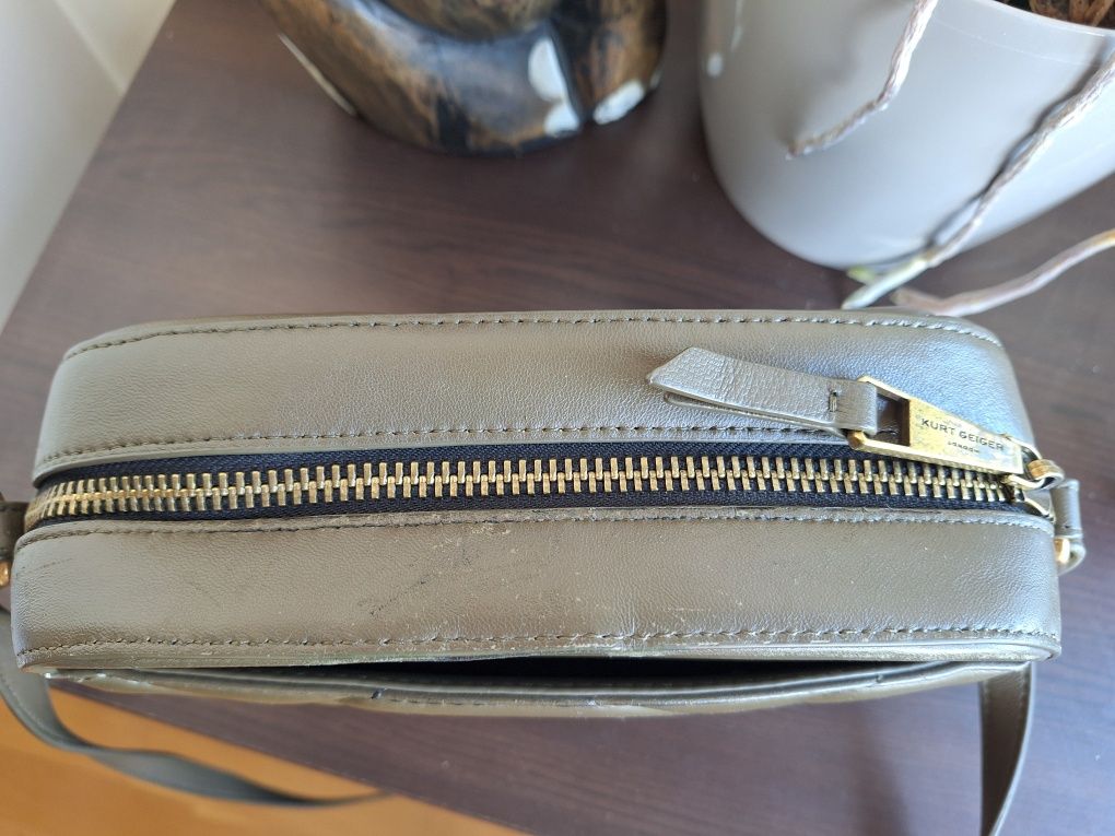 Kurt Geiger естествена кожа малка чанта