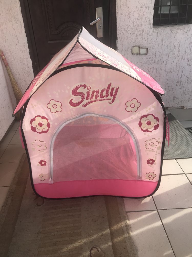Детский домик палатка розовый