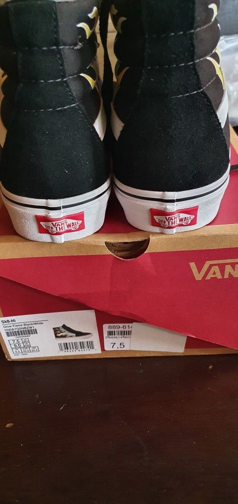 VANS  кецове естествен велур