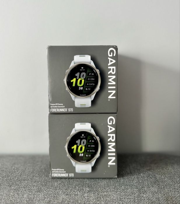 New Garmin Forerunner 970 White