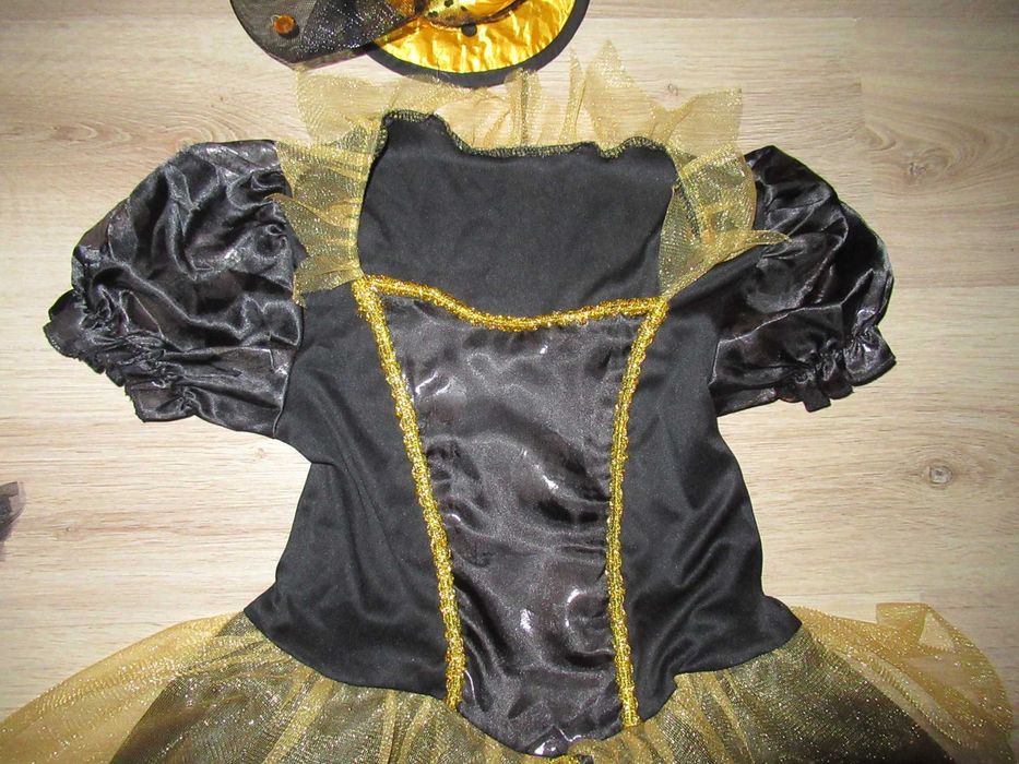 ХЕЛОУИН костюм/рокля--КРАСИВА рокля с аксесоари--128 номер