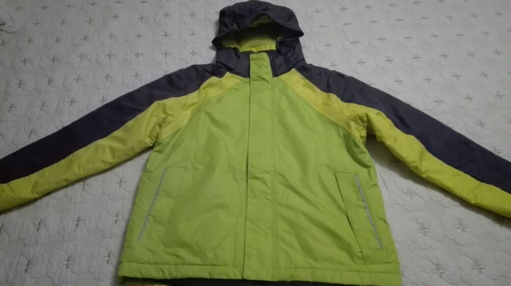 Зимно яке за момче, полар, ръкавици - CRIVIT, Benettоn, Kiltec-152 см