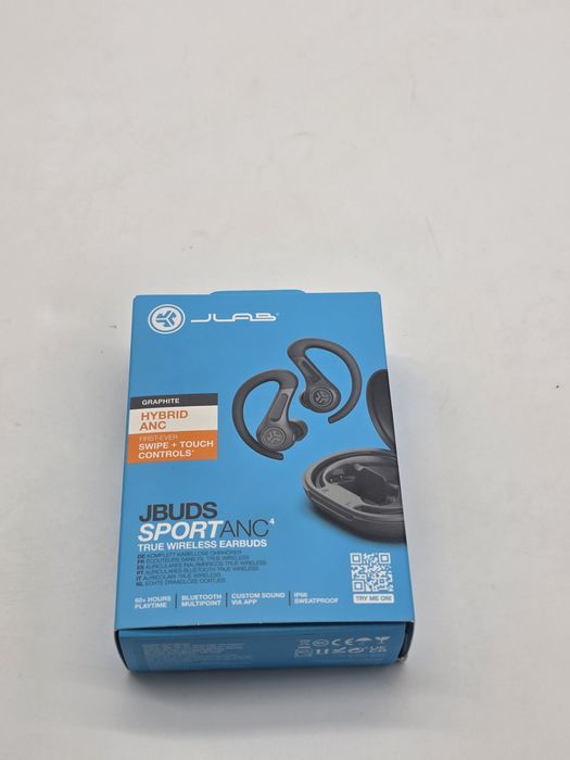 Casti wireless JLab JBuds Sport, Bluetooth 5.3, ANC, negru, 12h, SIG