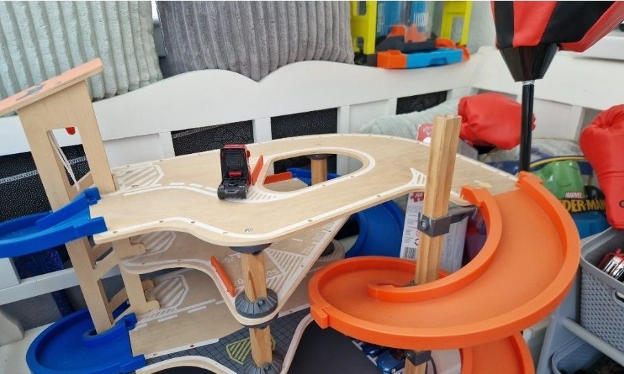 Дървена писта гараж Lidl, XXL