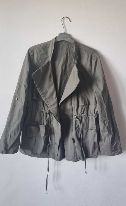 Geaca/ Jacheta de primavara-toamna gri-kaki