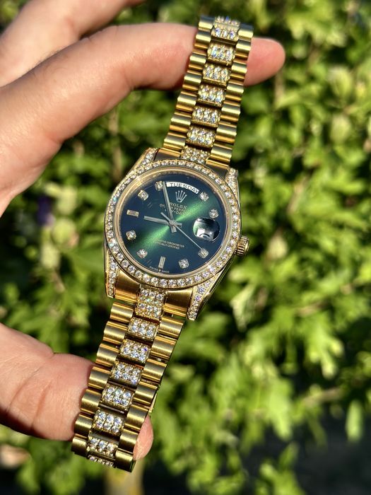 Rolex Daydate Green dial 36,mm unisex