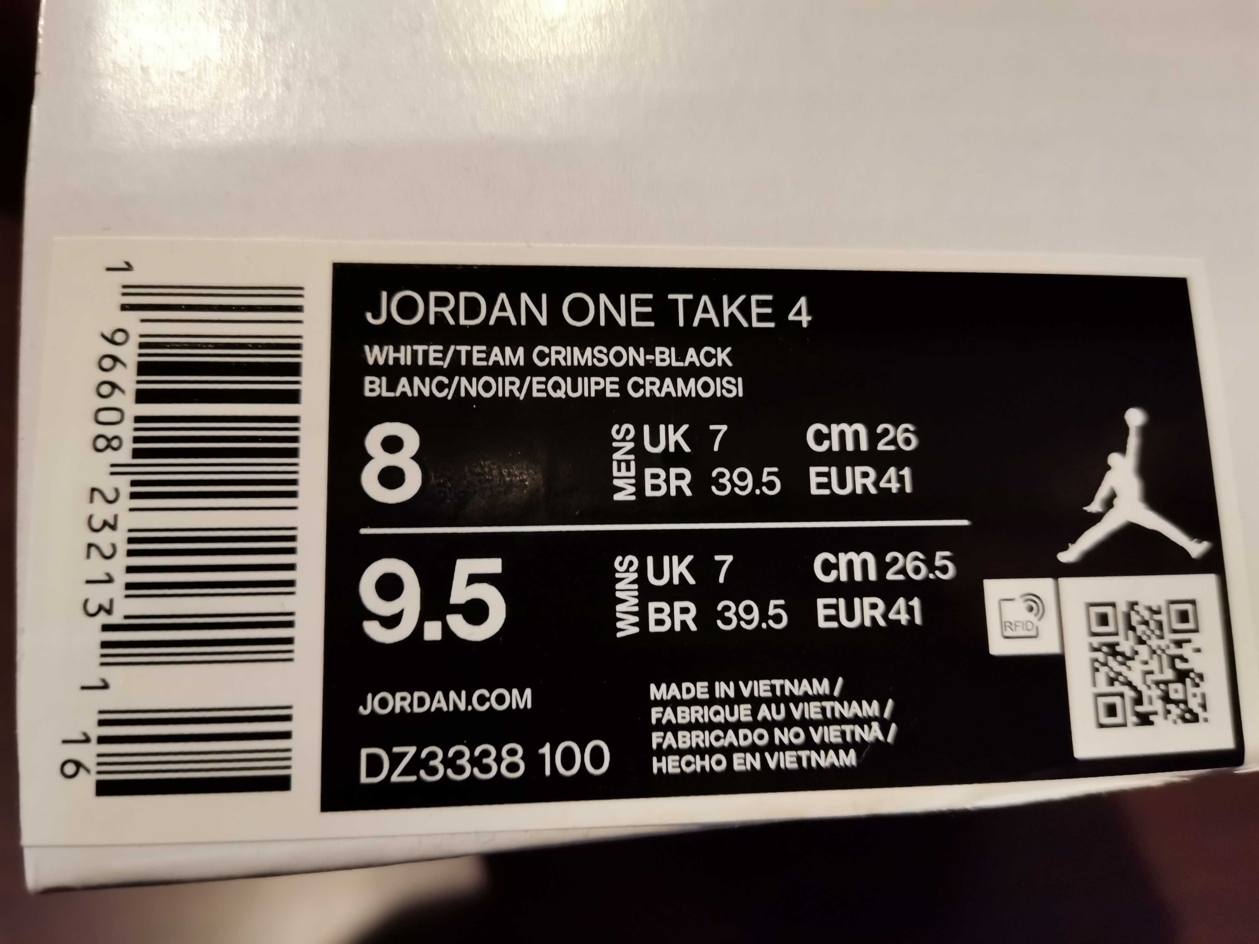 Jordan One Take 4 като нови