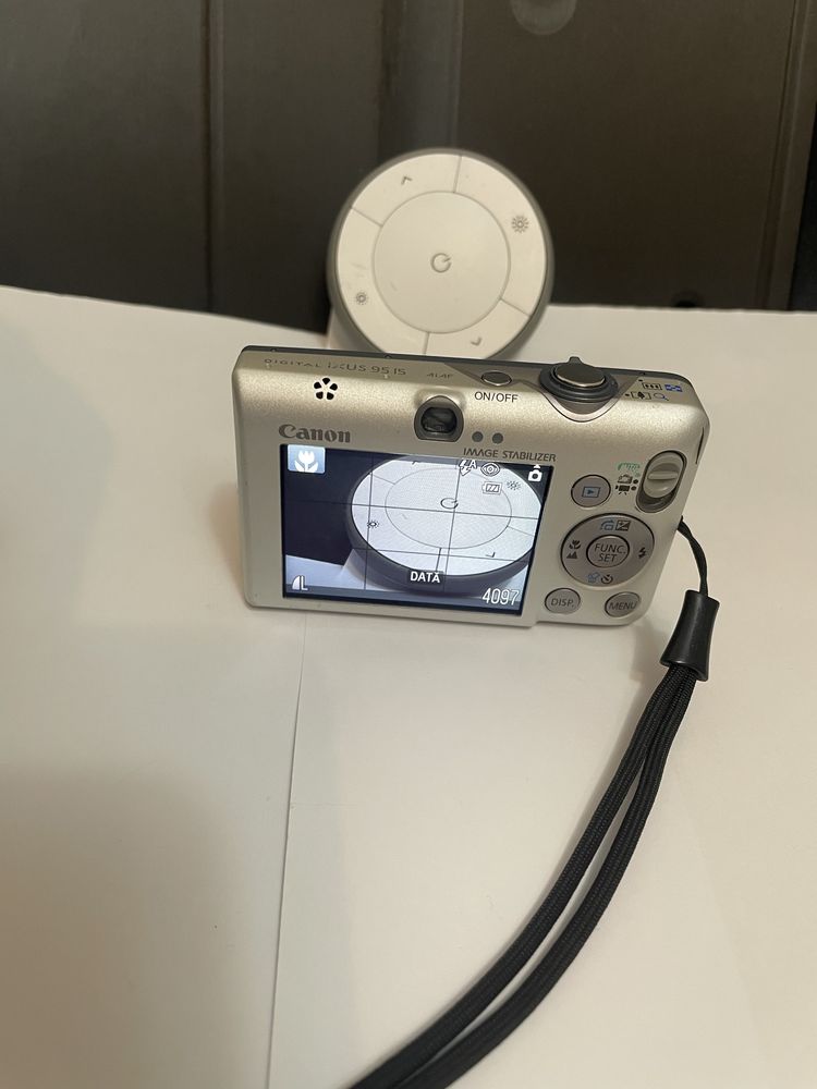 Canon ixus 95 IS 10 mpx afisare data ora pe poze