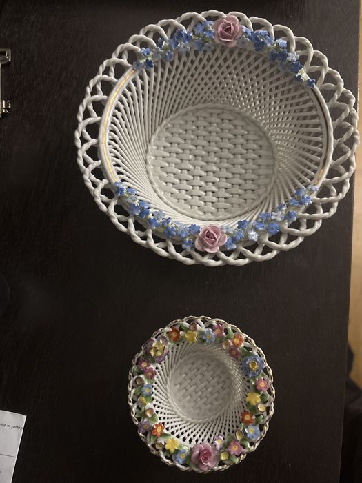 порцеланови ретикулирани кошници Von Schierholz