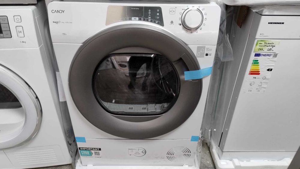 Чисто нова Сушилня с термопомпа Candy Rapido Pro RPE WiFi Easy Case