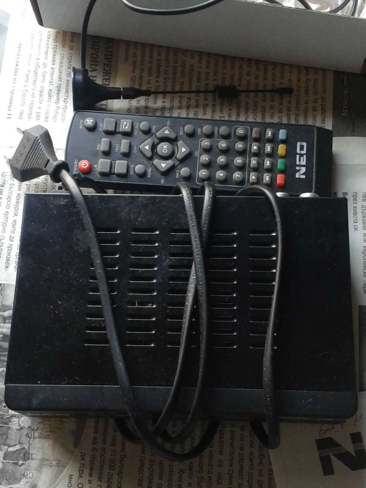 Продавам декодер за цифрова телевизия  NEO DVB –T H.264