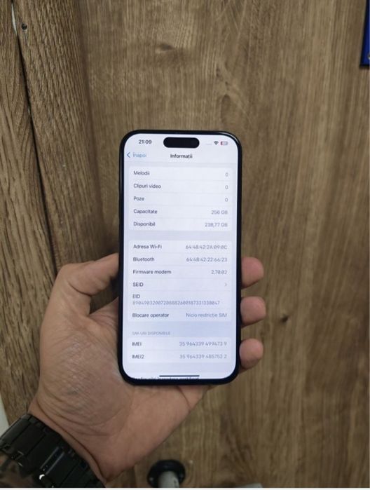 IPhone 15 pro 256 GB