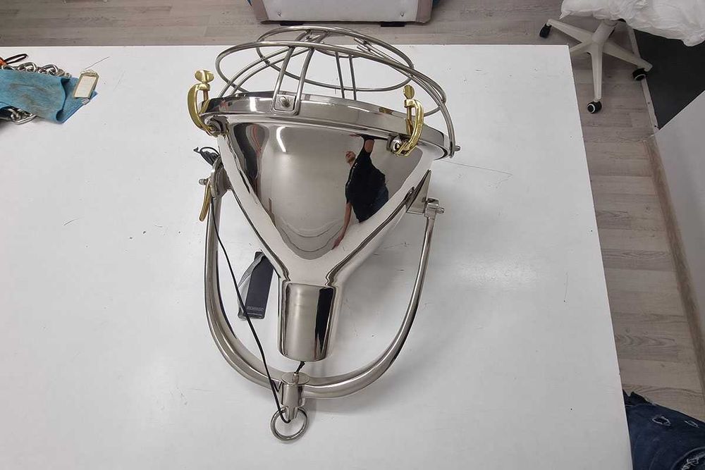 Разпродажба - Метален висящ пендел с индустриален дизайн