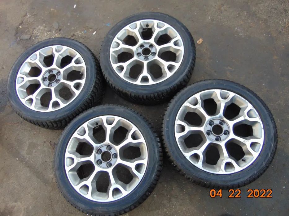 Jante Fiat 500 r17 tipo Punto evo jante aluminiu anvelope iarna r17