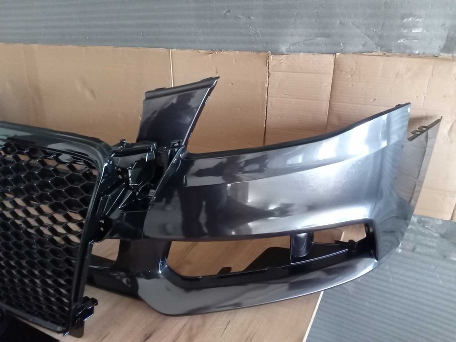 Pachet Bara fata CU GRILE RS LOOK Audi A4 B8 + combi 07-2012 LZ7L MARO