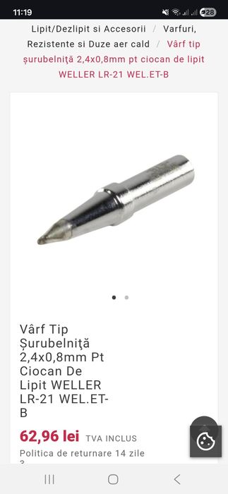 Vand varfuri statie weller