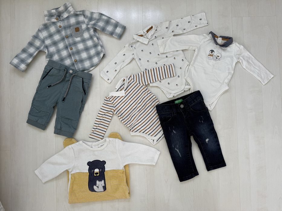 Лот бебешки дрехи Okaidi Obaibi и United colors of Benetton