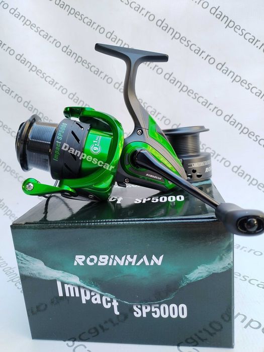 SET 4 Mulinete Feeder Robinhan IMPACT SP5000 tambur long cast 10rulmen