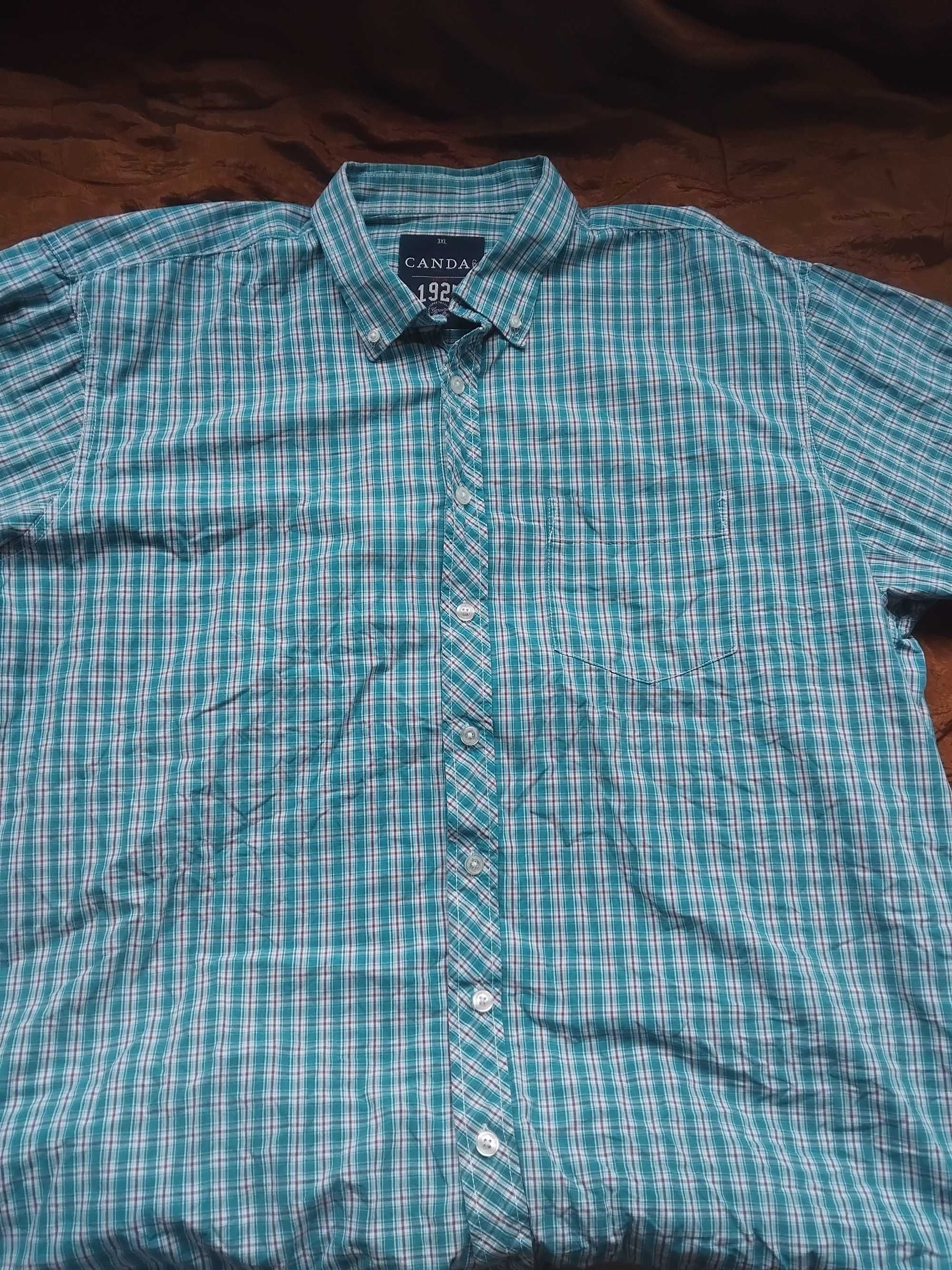 XXXL голяма мъжка риза CANDA 100% оригинална мъжка риза