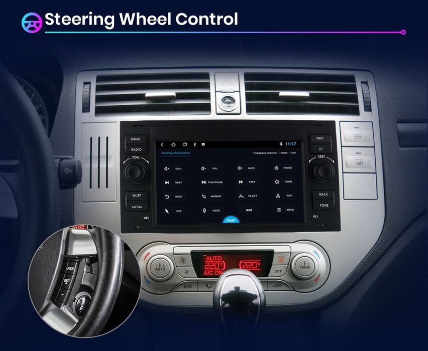 Navigatie Android dedicata FORD Focus,Mondeo, Fiesta,C-Max (2003-2011)