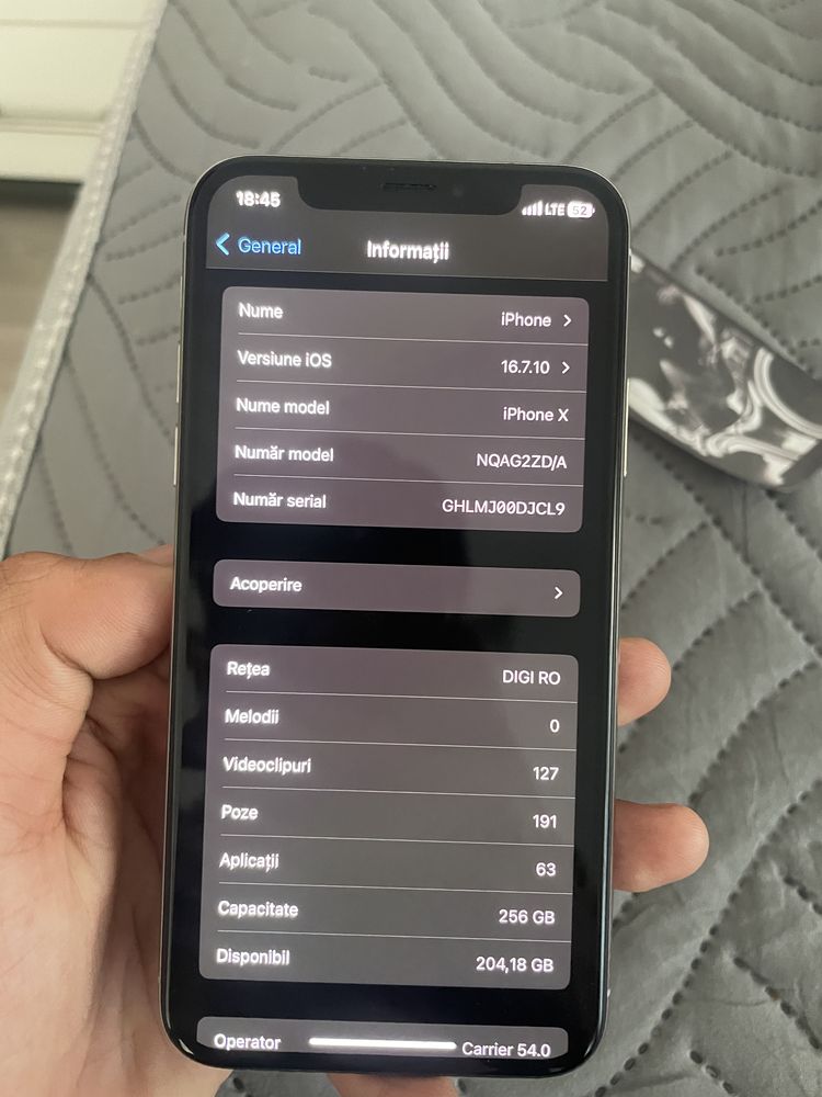 Vand iphone x inpecabil