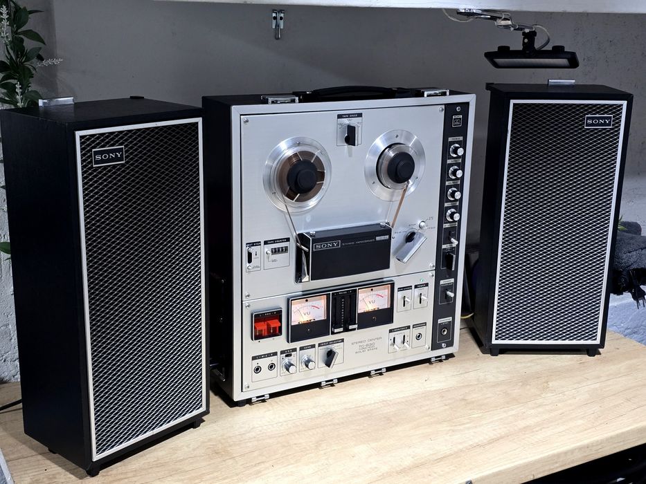 Magnetofon SONY TC-630, 3 head ,amplificare ,boxe, portabil, vintage