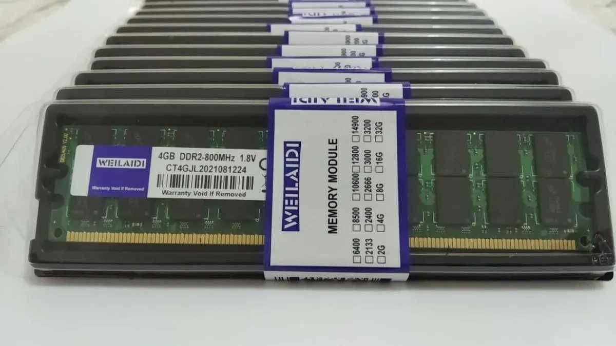 НОВИ!!! 2GB 4GB DDR2 800MHz Ram