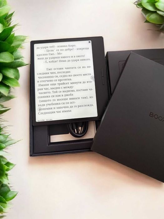 Boox page/ leaf 3 четец за книги нов с калъф 7" с Андроид