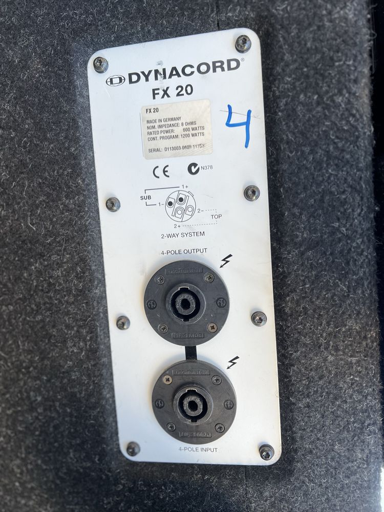 Vand sistem dynacord XA-2