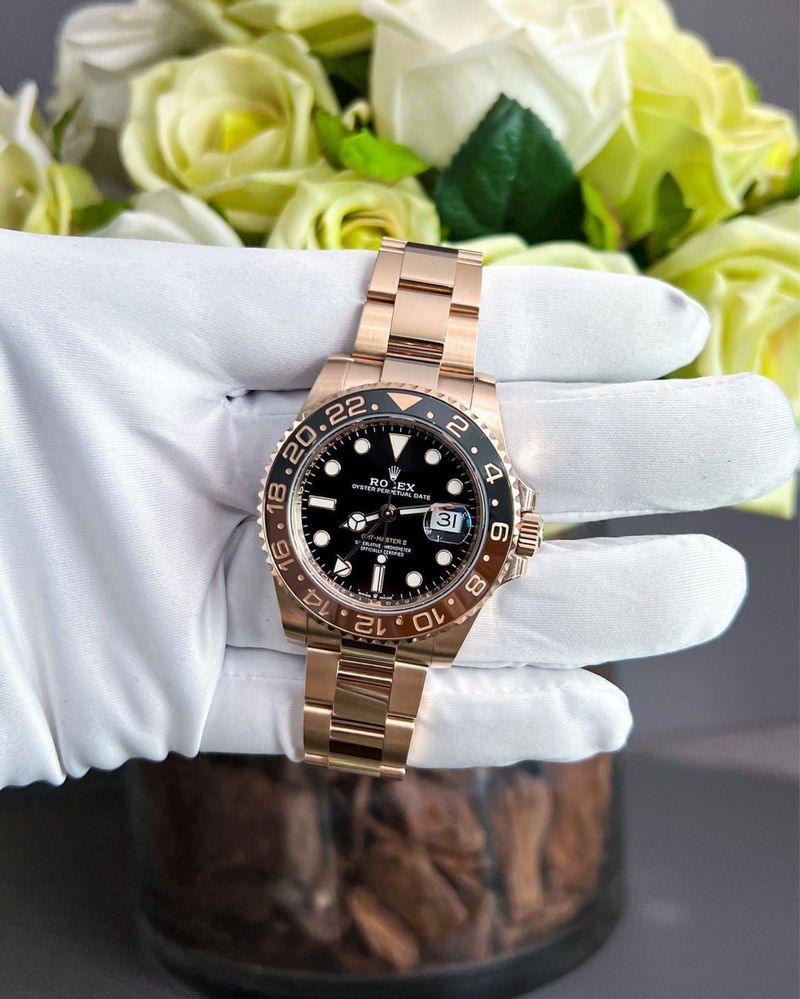 Rolex Gmt - master ll 40,mm root beer rose