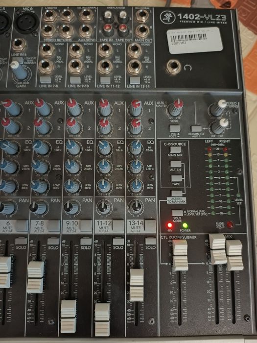 Mixer audio profesional mackie 1402 vlz3
