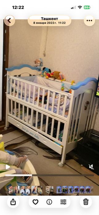 Продается детская кроватка