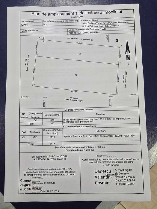Vând clădire-depizit P+1, fostul abator, depozit încălțăminte