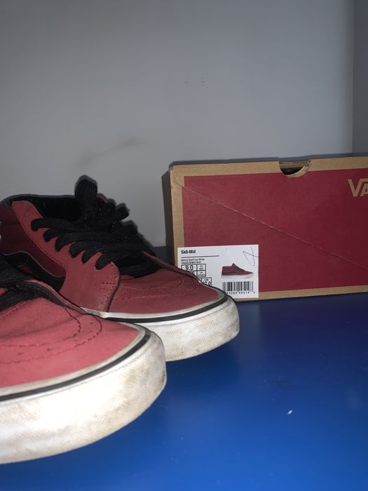 Vans half cab -Mid Red