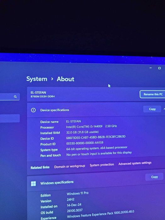 PC GAMING i5 14400F RTX 4060 TI