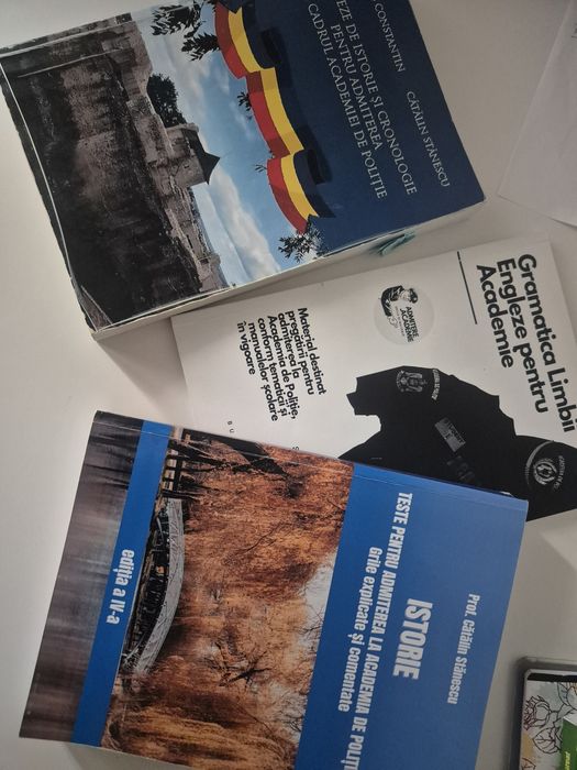 Culegeri engleză,  istorie pentru pregătire admitere poliție