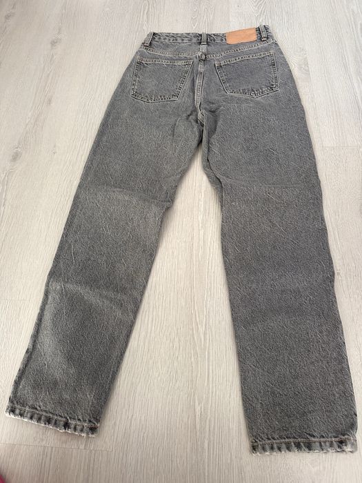 Дънки Mom fit сиви Zara